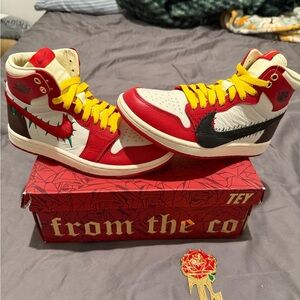 Rare Jordan High Top Rose Thorns Orig. Box
